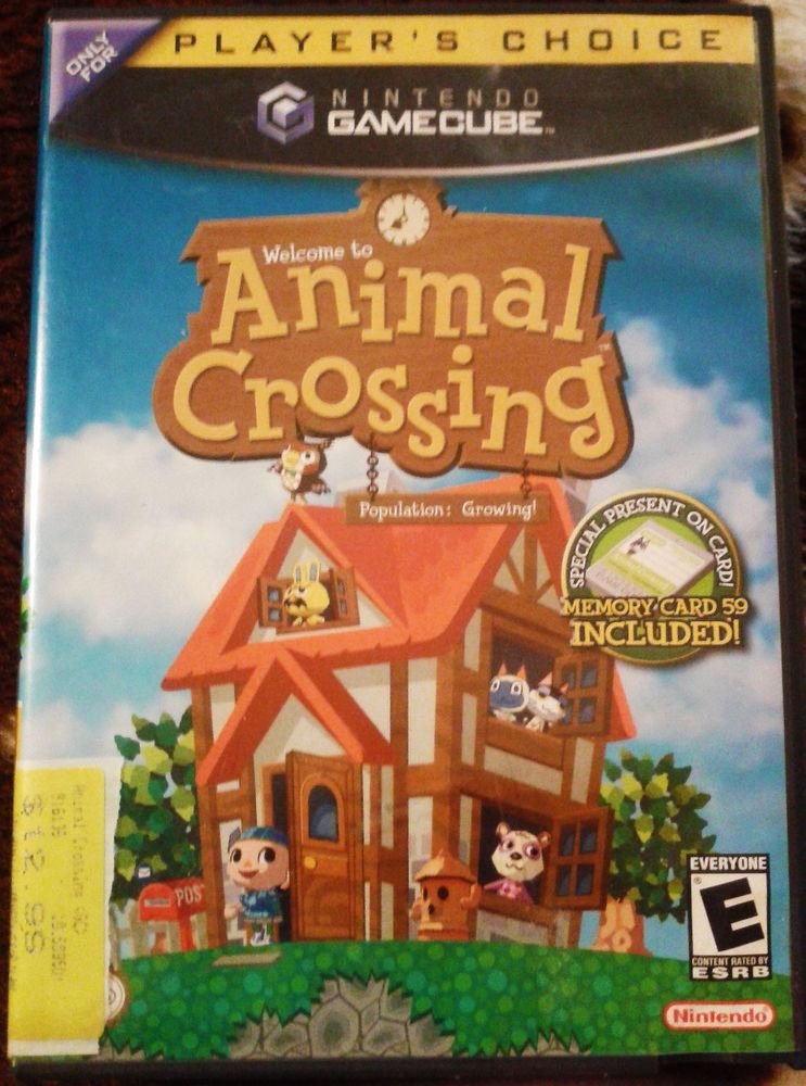 Animal Crossing (Nintendo GameCube, 2002) FREE SHIPPING