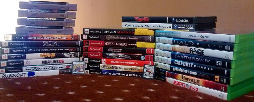 Lot of 29 Nintendo Gamcube DS SNES Sony Playstation 2 PS2 Microsoft XBOX 360