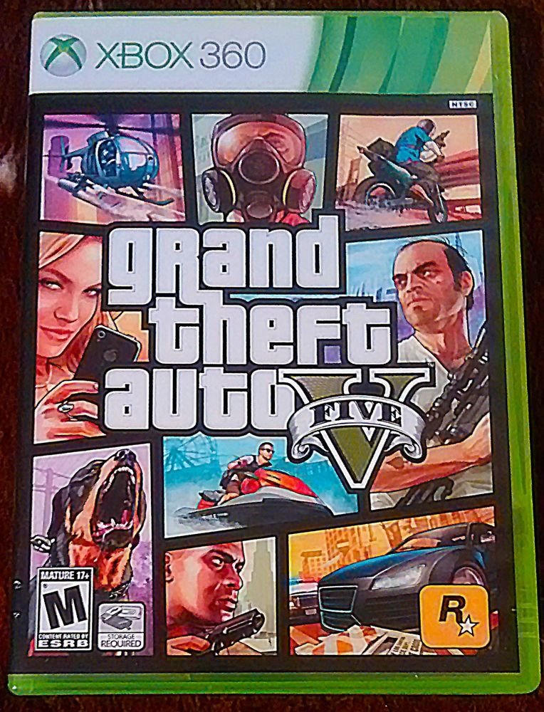 Grand Theft Auto V (Microsoft Xbox 360, 2013) CIB COMPLETE