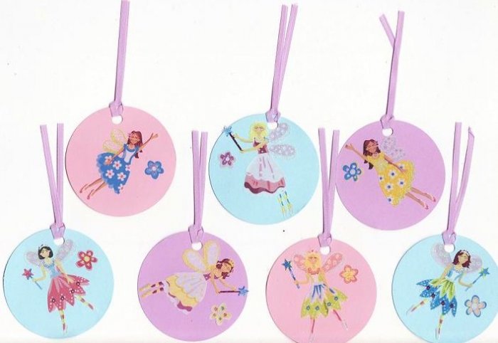 Set of 7 Fairy / Faerie Gift or Hang Tags
