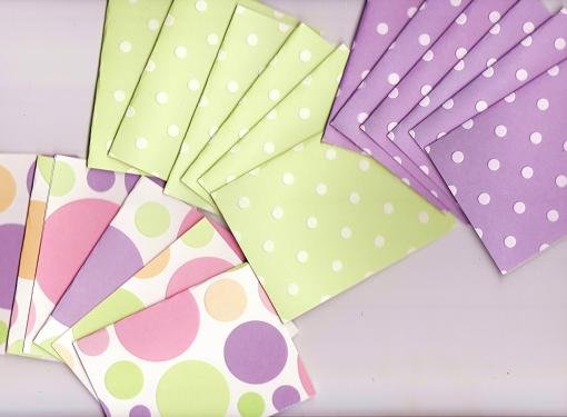 Set of 18 Dimensional Pastel Note Cards