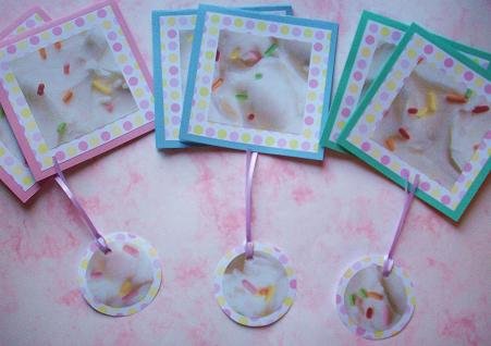 Frosting with Sprinkles and Polka Dots Card and Tag Set