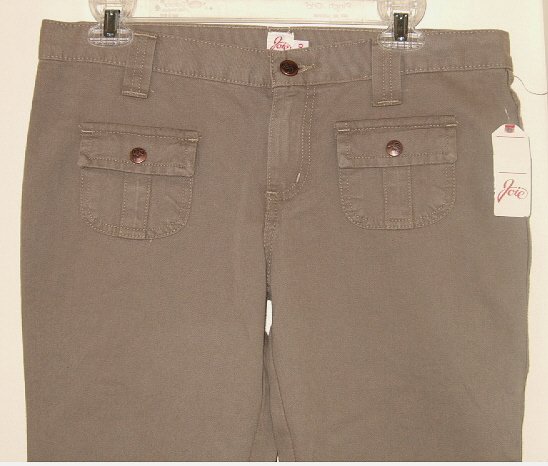 NWT JOIE JEANS SMOKESCREEN SO REAL CAPRI PANTS GRAY size 29 / 6