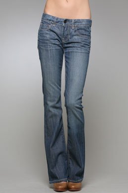 NWT YANUK JEANS "KISS" BOOT CUT DARK BLUE DENIM 26 / 2