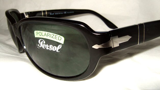 NEW AUTHENTIC PERSOL SUNGLASSES BLACK with CASE 2765-s