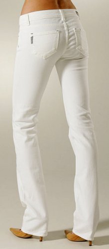 NEW PAIGE PREMIUM DENIM JEANS MELROSE WHITE - 32 / 14