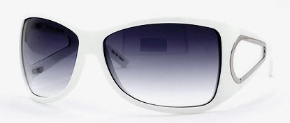 NEW MARC JACOBS SUNGLASSES & CASE WHITE MJ 043 MJ043