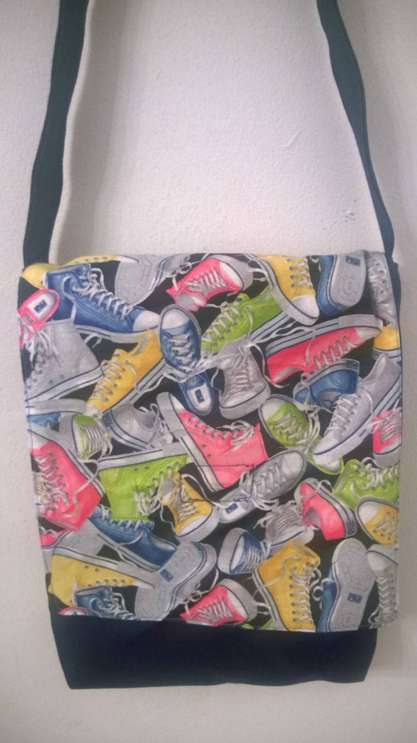 Sneakers Print Children Messenger / Cross Body Bag