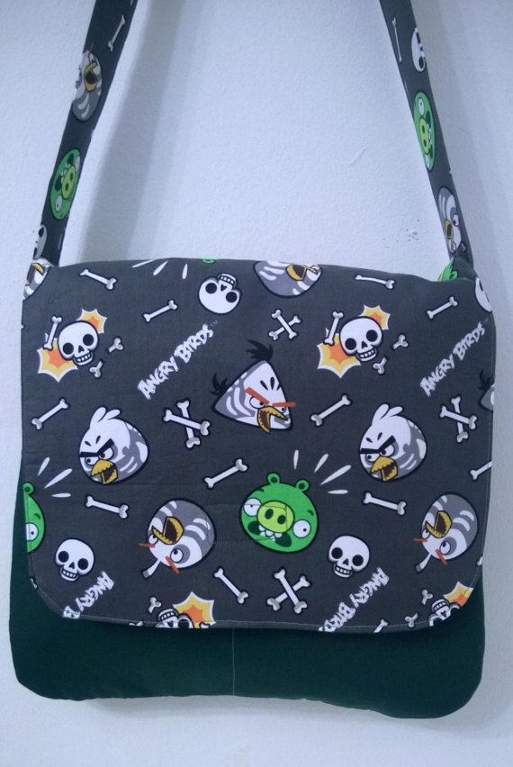 Angry Birds, Gray Kids, Toddler, Messenger, Cross Body Bag