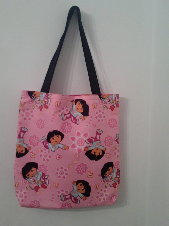 Dora the Explorer Cotton Print Tote Bag