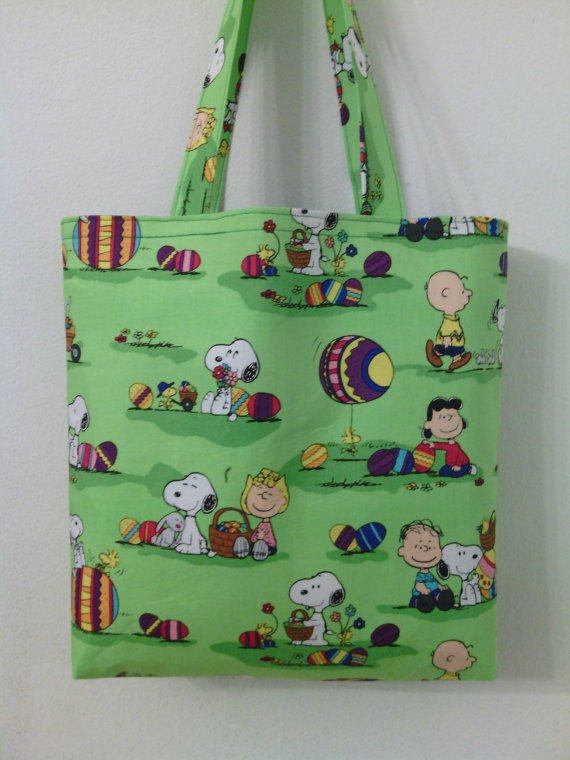 Charlie Brown, Peanuts and Friends Easter Tote