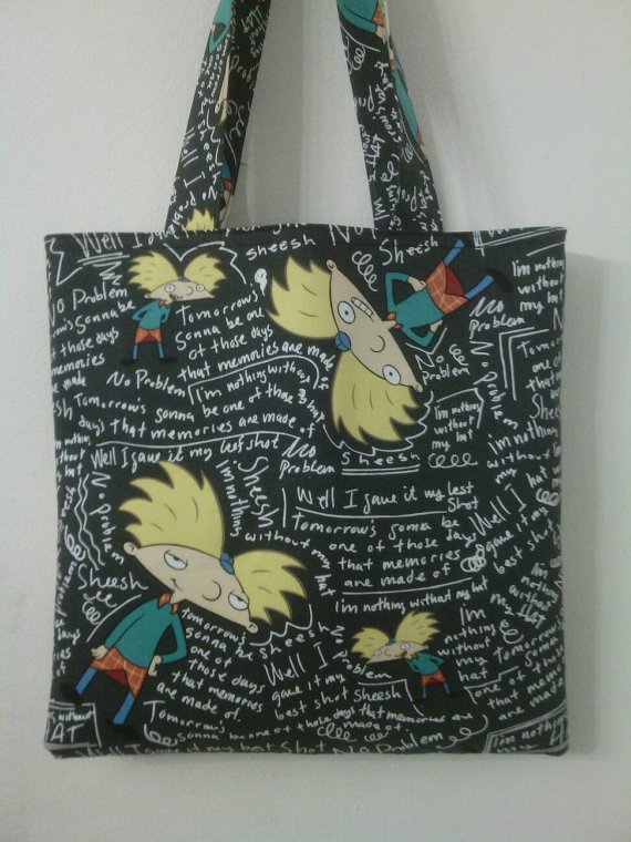 Hey Arnold! Inspired Medium Size Tote