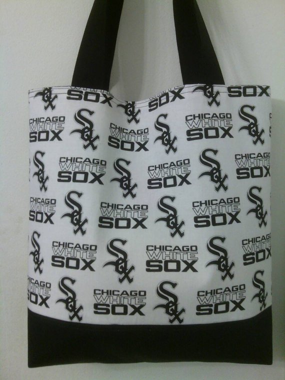 Large Chicago White Sox Inspired Tote
