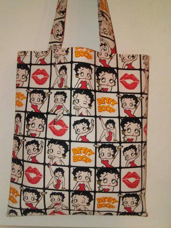 Betty Boop Inspired Handmade Tote