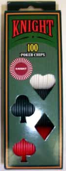 New Poker Chips 100 pc set