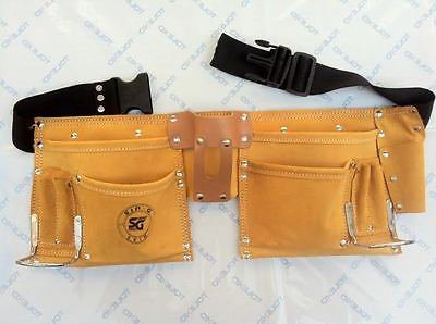 Top of the Leather Tool Bag Belt.
