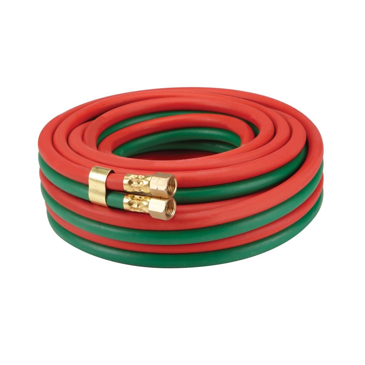 Oxygen/Acetylene Quality Welding Hose, 15 foot, 1/4 Inch, GRADE T - All Fuels