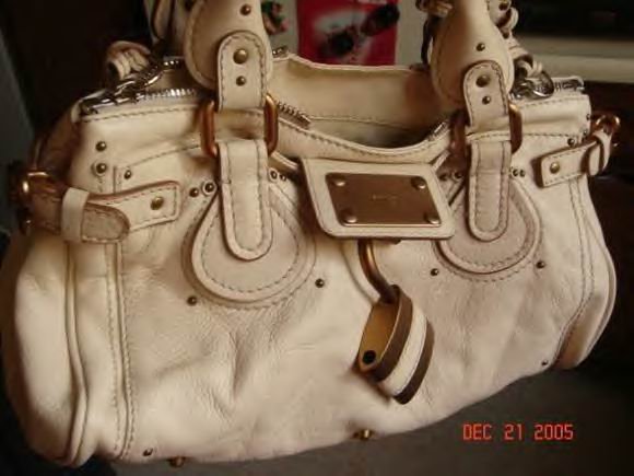 LEATHER BAG IN VANILLA