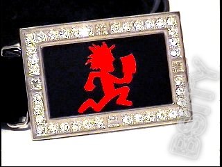 ICP HATCHETMAN ICED OUT BLING CZ BELT BUCKLE