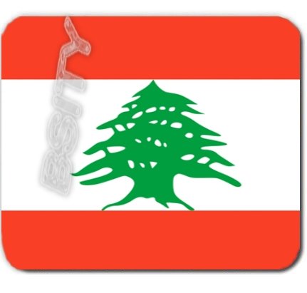 LEBANON Lebanese Republic FLAG Mousepad MOUSE PAD COLOR
