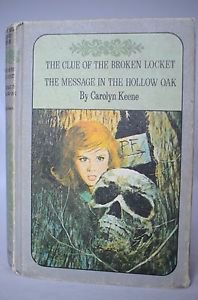 VTG 1970's Nancy Drew Twin Thriller Book Club Edition 2 Stories Rare Keene