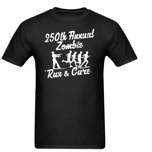 250th Annual Zombie Run for the Cure Walking Dead Gildan Men's Standard T-shirt