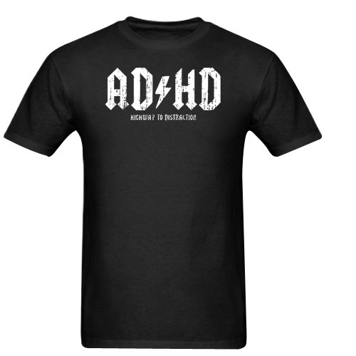 AD HD Highway To Distraction Gildan Men's Standard T-shirt