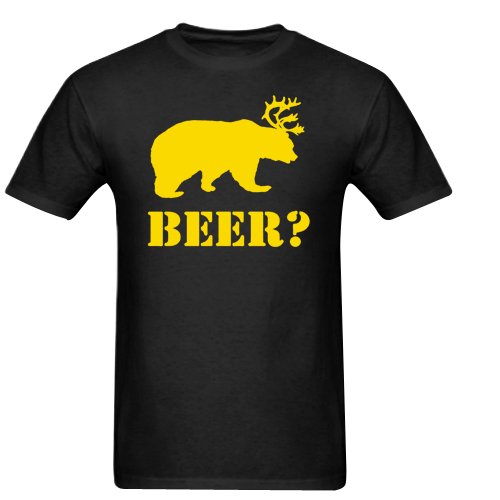 Beer Bear Plus Deer Gildan Men's Standard T-shirt