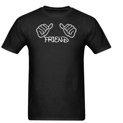 COMEDY THUMBS UP FRIEND INBETWEENERS Gildan Men's Standard T-shirt
