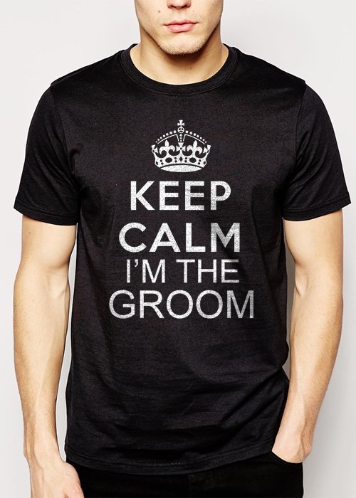 Best Buy Keep Calm I'm The Groom Men Adult T-Shirt Sz S-2XL