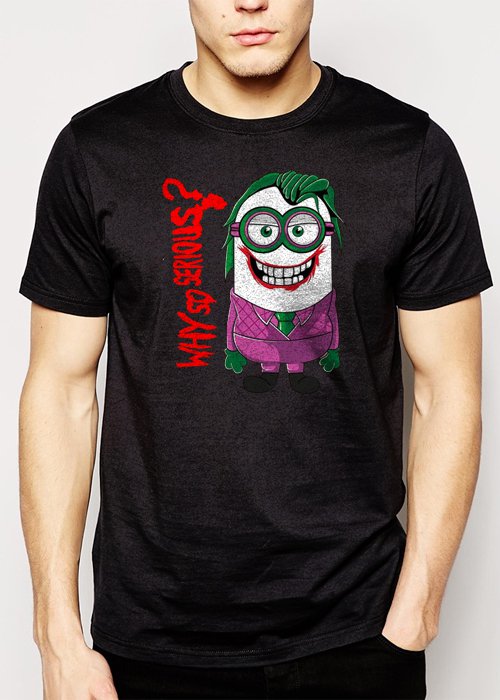 Best Buy Minion Joker Men Adult T-Shirt Sz S-2XL
