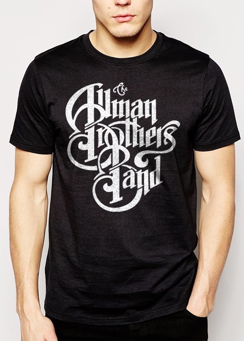 Best Buy The Allman Brothers Black T-Shirt Men Adult T-Shirt Sz S-2XL