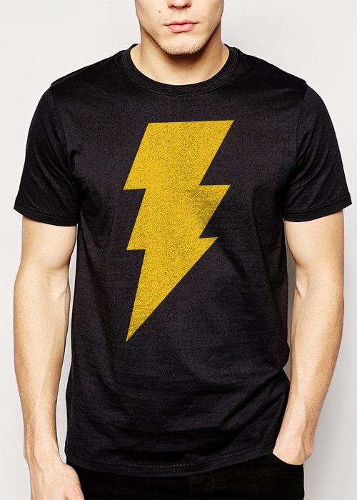 Best Buy CAPTAIN SHAZAM Superhero Comics Men Adult T-Shirt Sz S-2XL