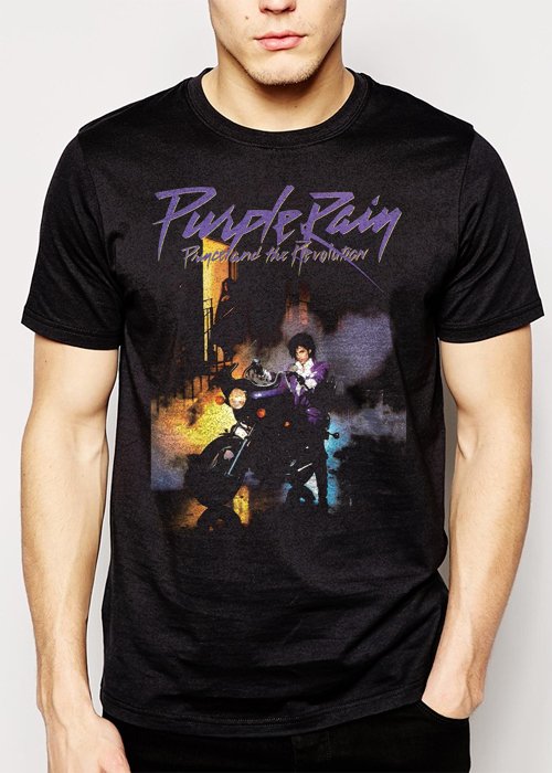 Best Buy Purple Rain Prince Men Adult T-Shirt Sz S-2XL