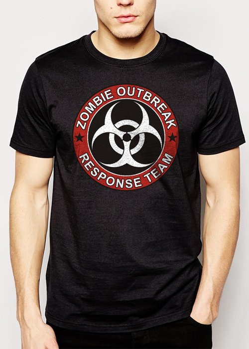 Best Buy Zombie Outbreak Response Team Men Adult T-Shirt Sz S-2XL