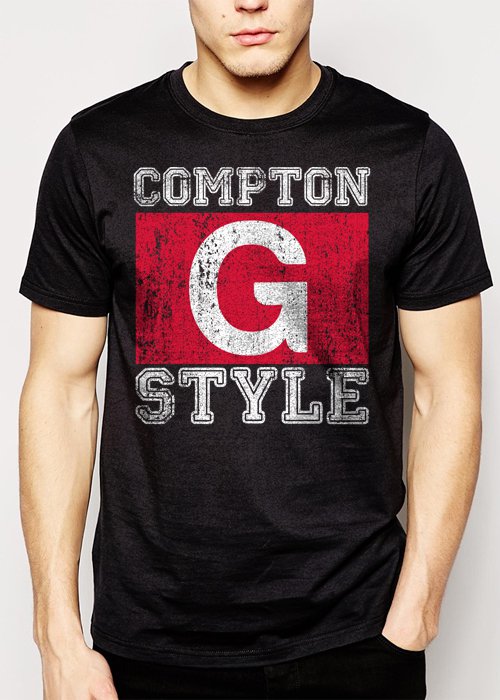 Best Buy Compton G Style Gangsta Ice Cube Gangster Hip Hop Men Adult T-Shirt Sz S-2XL
