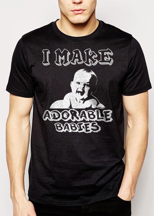 Best Buy I Make Adorable Babies Fathers Day Gift Men Adult T-Shirt Sz S-2XL