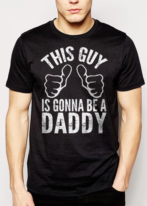Best Buy This Guy Is Gonna Be A Daddy Men Adult T-Shirt Sz S-2XL