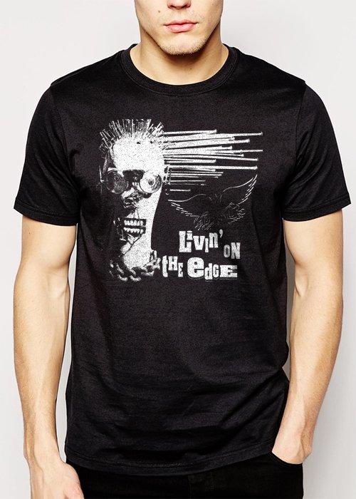 Best Buy Aerosmith Livin on the Edge Men Adult T-Shirt Sz S-2XL