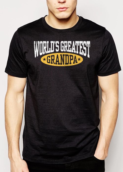 Best Buy World's Greatest Grandpa Men Adult T-Shirt Sz S-2XL