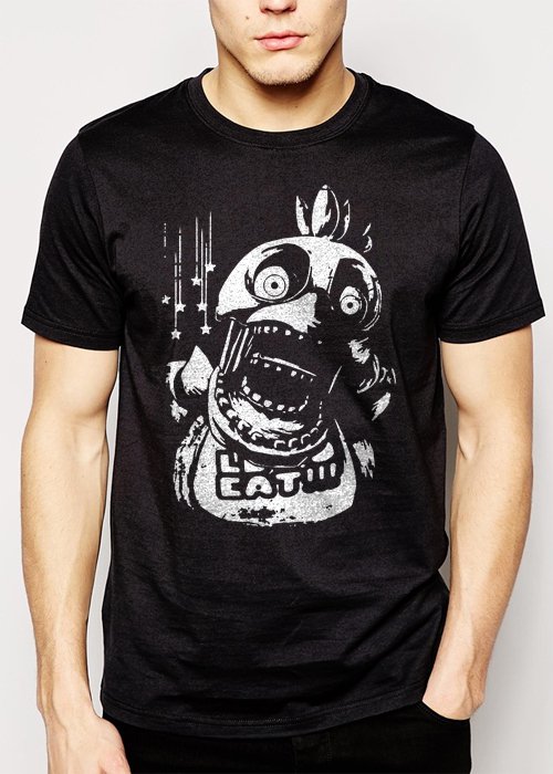 Best Buy Chica FNAF Five Nights at Freddy's Horror Men Adult T-Shirt Sz S-2XL