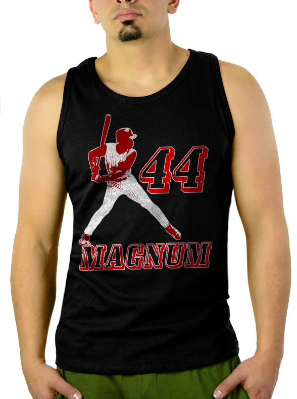 Magnum 44 Eric Davis Reds Men Black Tank Top Sleeveless