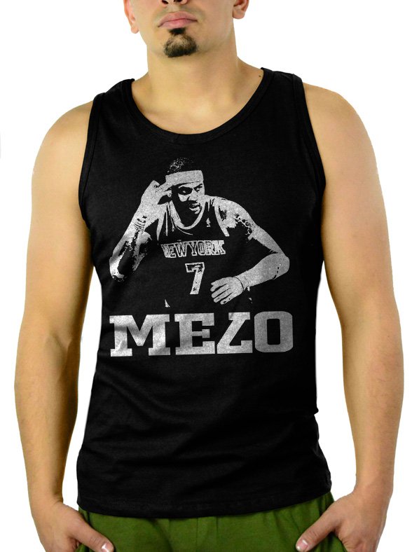 MELO KNICKS CARMELO ANTHONY Men Black Tank Top Sleeveless