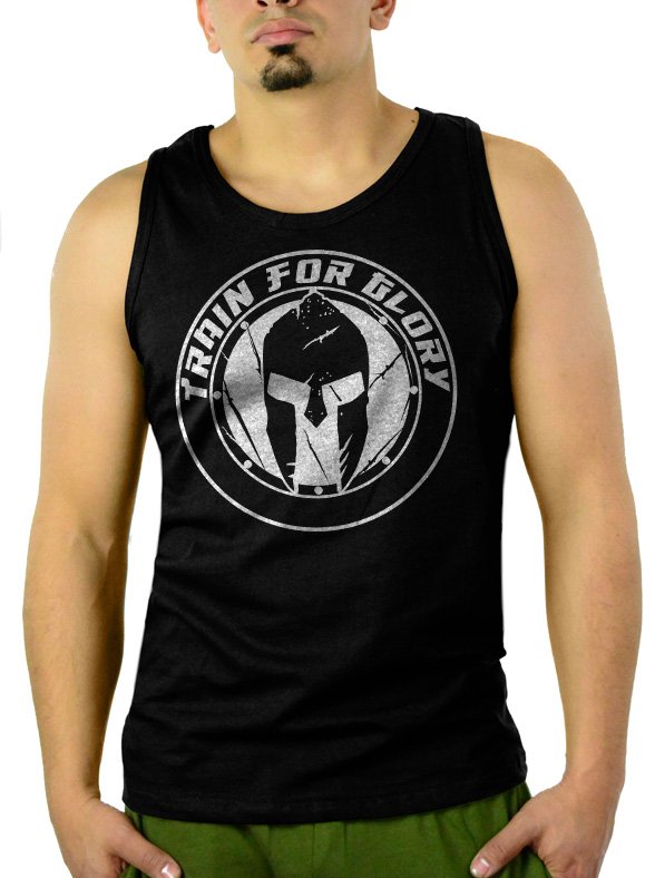 GYM BODYBUILDING MOTIVATION Men Black Tank Top Sleeveless