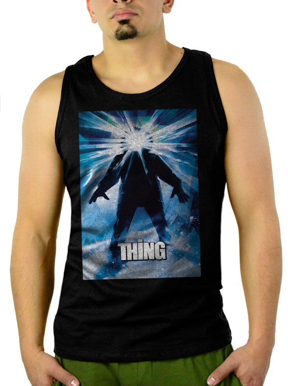 John Carpenter's The Thing Men Black Tank Top Sleeveless