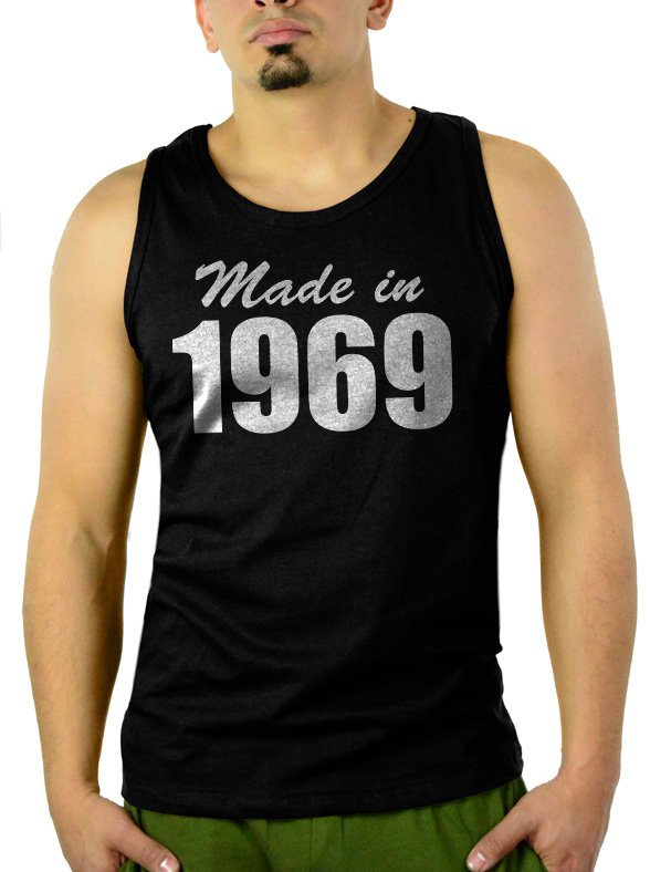 Made In 1969 Men Tank Top Birthday Gift Sleeveless