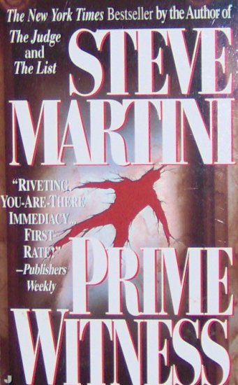 PRIME WITNESS - By Steve Martini - PB/1994 - Crime