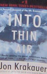INTO THIN AIR - By Jon Krakauer - PB/1998 - Action Adventure
