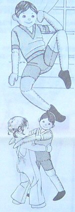 Vintage LONG-LEGS Boy Doll Pattern - 30 inches tall