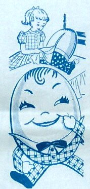 HUMPTY DUMPTY Pajama Bag Vintage Pattern